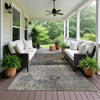 Dalyn Nouveau NV16 Coffee Machine Washable Area Rug Outdoor Lifestyle Image Feature