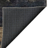 Dalyn Nouveau NV17 Charcoal Machine Washable Area Rug Backing Image