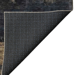 Dalyn Nouveau NV17 Charcoal Machine Washable Area Rug Backing Image