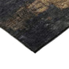 Dalyn Nouveau NV17 Charcoal Machine Washable Area Rug Corner Image