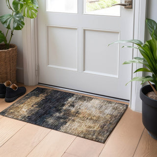 Dalyn Nouveau NV17 Charcoal Machine Washable Area Rug Scatter Lifestyle Image Feature