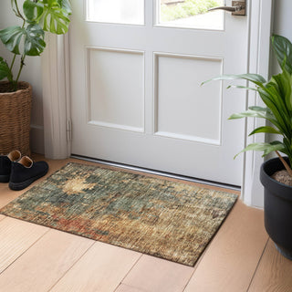 Dalyn Nouveau NV19 Sage Machine Washable Area Rug Scatter Lifestyle Image Feature