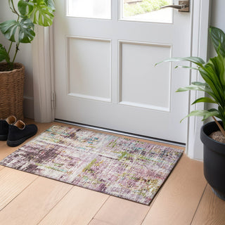 Dalyn Nouveau NV2 Lavender Machine Washable Area Rug Scatter Lifestyle Image Feature