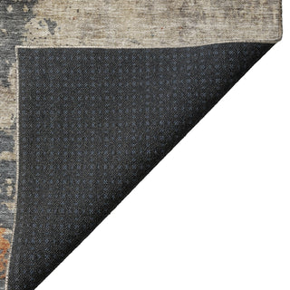 Dalyn Nouveau NV20 Khaki Machine Washable Area Rug Backing Image
