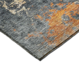 Dalyn Nouveau NV20 Khaki Machine Washable Area Rug Corner Image