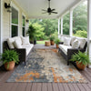 Dalyn Nouveau NV20 Khaki Machine Washable Area Rug Outdoor Lifestyle Image Feature