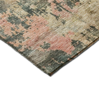 Dalyn Nouveau NV22 Sage Machine Washable Area Rug Corner Image