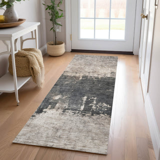 Dalyn Nouveau NV23 Taupe Machine Washable Area Rug Runner Lifestyle Image Feature