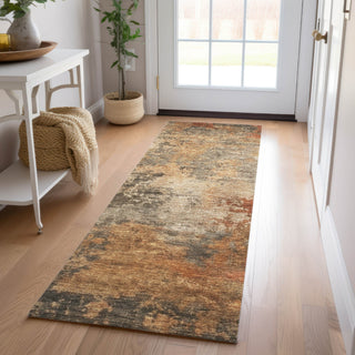 Dalyn Nouveau NV24 Khaki Machine Washable Area Rug Runner Lifestyle Image Feature