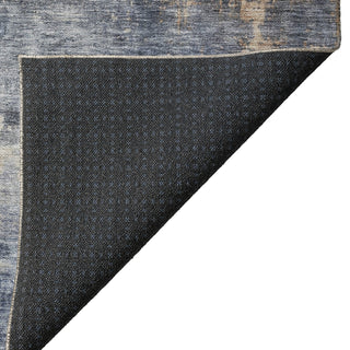 Dalyn Nouveau NV25 Denim Machine Washable Area Rug Backing Image