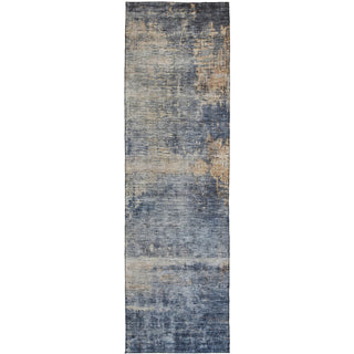 Dalyn Nouveau NV25 Denim Machine Washable Area Rug Runner Main Image
