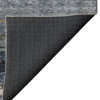 Dalyn Nouveau NV3 Navy Machine Washable Area Rug Backing Image