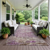 Dalyn Nouveau NV4 Blush Machine Washable Area Rug Outdoor Lifestyle Image Feature