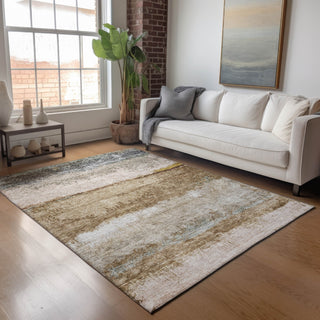 Dalyn Nouveau NV5 Beige Machine Washable Area Rug Lifestyle Image Feature