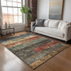 Dalyn Nouveau NV6 Fern Machine Washable Area Rug Lifestyle Image Feature
