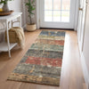 Dalyn Nouveau NV6 Fern Machine Washable Area Rug Runner Lifestyle Image Feature