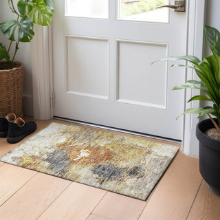 Dalyn Nouveau NV7 Taupe Machine Washable Area Rug Scatter Lifestyle Image Feature