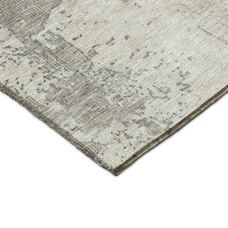 Dalyn Nouveau NV8 Linen Machine Washable Area Rug Corner Image