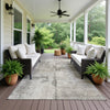 Dalyn Nouveau NV8 Linen Machine Washable Area Rug Outdoor Lifestyle Image Feature