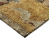 Dalyn Nouveau NV9 Khaki Machine Washable Area Rug Corner Image