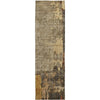 Dalyn Nouveau NV9 Khaki Machine Washable Area Rug Runner Main Image