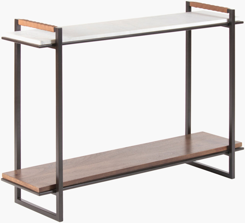Surya Novelle NVEL-001 White / Metallic-Bronze Furniture main image
