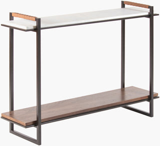Surya Novelle NVEL-001 White / Metallic-Bronze Furniture main image