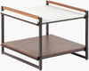 Surya Novelle NVEL-003 White / Metallic-Bronze Furniture main image