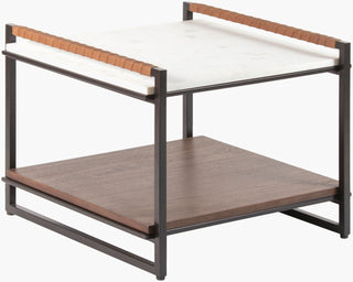 Surya Novelle NVEL-003 White / Metallic-Bronze Furniture main image