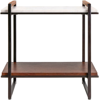 Surya Novelle NVEL-004 White / Metallic-Bronze Furniture Angle