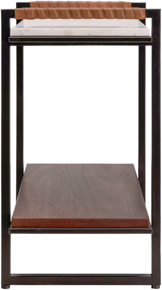 Surya Novelle NVEL-004 White / Metallic-Bronze Furniture Main Image