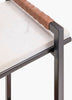Surya Novelle NVEL-004 White / Metallic-Bronze Furniture Detail