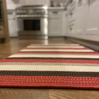 Colonial Mills Norwood NW45 Red Brown Area Rug