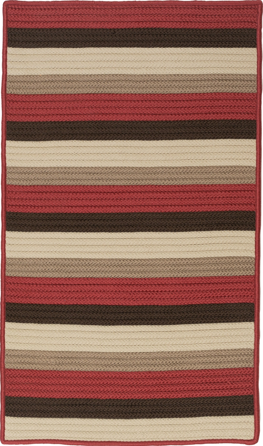Colonial Mills Norwood NW45 Red Brown Area Rug