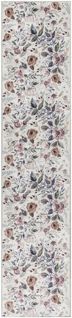 Nourison Washables NWB01 Ivory Pink Area Rug main image