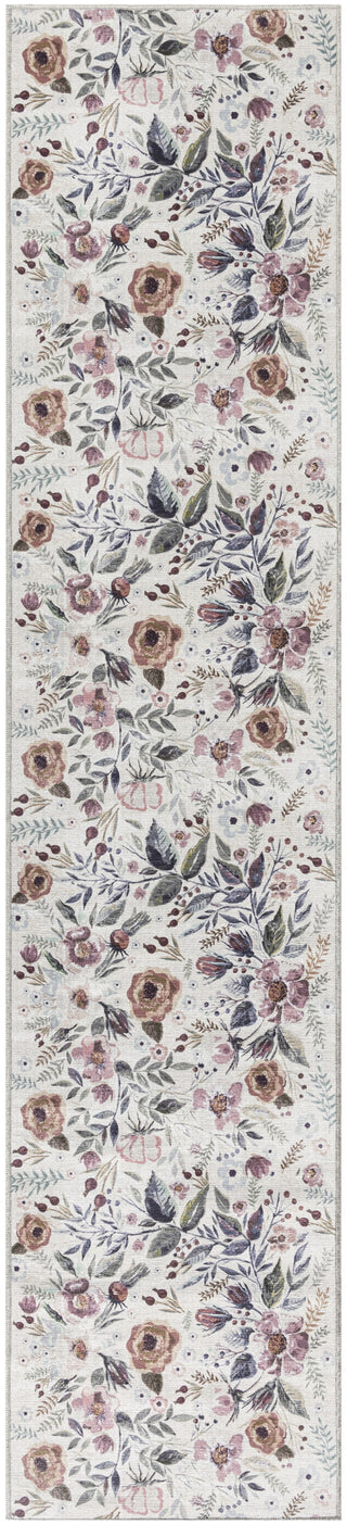 Nourison Washables NWB01 Ivory Pink Area Rug main image