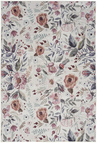 Nourison Washables NWB01 Ivory Pink Area Rug Main Image