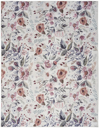 Nourison Washables NWB01 Ivory Pink Area Rug Main Image