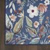 Nourison Washables NWB01 Navy Multicolor Area Rug Detail Image