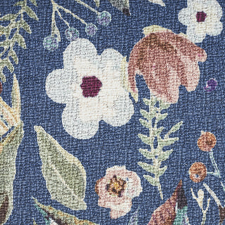 Nourison Washables NWB01 Navy Multicolor Area Rug Swatch Image