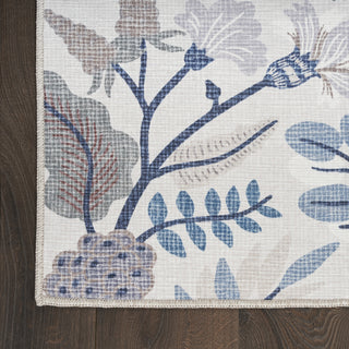 Nourison Washables NWB02 Ivory Multicolor Area Rug by Home Detail Image