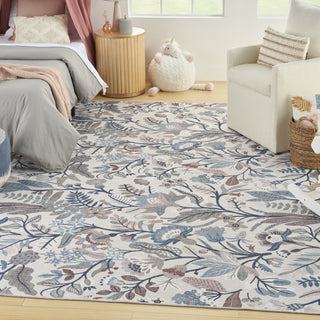Nourison Washables NWB02 Ivory Multicolor Area Rug by Home Corner Image