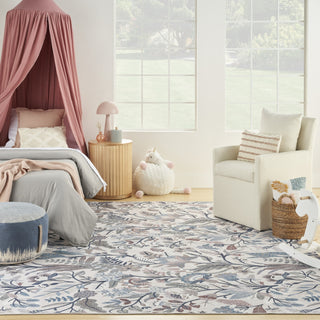 Nourison Washables NWB02 Ivory Multicolor Area Rug by Home Room Image Feature