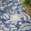 Nourison Washables NWB02 Navy Multicolor Area Rug by Home Corner Image
