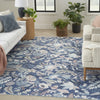 Nourison Washables NWB02 Navy Multicolor Area Rug by Home Corner Image