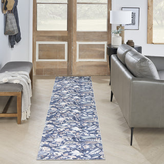 Nourison Washables NWB02 Navy Multicolor Area Rug by Home Corner Image