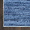 Nourison Washables NWB03 Blue Area Rug Corner