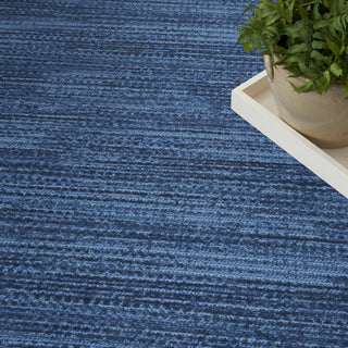 Nourison Washables NWB03 Blue Area Rug Close Up