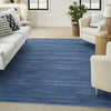 Nourison Washables NWB03 Blue Area Rug Room Scene 2