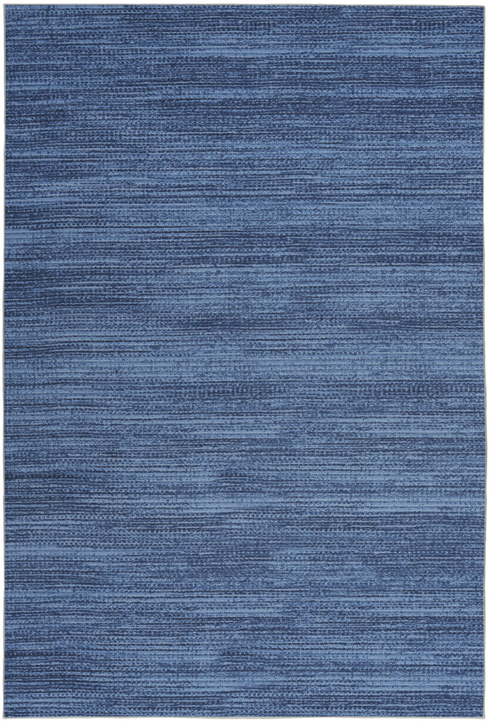 Nourison Washables NWB03 Blue Area Rug Main Image